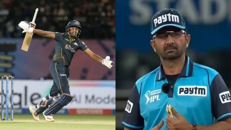Fact Check- Did Umpire Anil Chaudhary Count Sai Sudharsan’s Dismissal Unfair? – Fact Check: Was Sai Sudharsan’s IPL 2026 Hit-Wicket Dismissal Unfair?