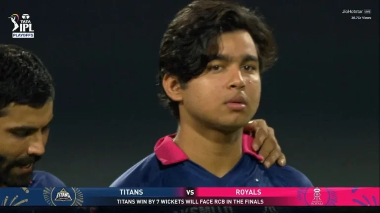 Heartbreak for Vaibhav Sooryavanshi; RR youngster nearly in tears after Qualifie – Vaibhav Sooryavanshi in Tears as Gujarat Titans Eliminate Rajasthan Royals